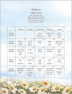 Brighton Activity Calendar April 2024